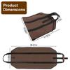 For Firewood Carrier Bag with Handle Durable Wear-Resistant Fireplace Logs Holder Side Opening Wood Storage Carrying Bag