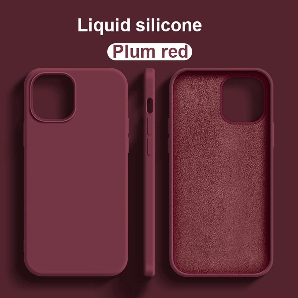 Soft Liquid Silicone Cases For Apple For Iphone 16 11 12 13 14 15 Pro Max 14 15 16 PlusShockproof Bumper Cover Phone Accessories