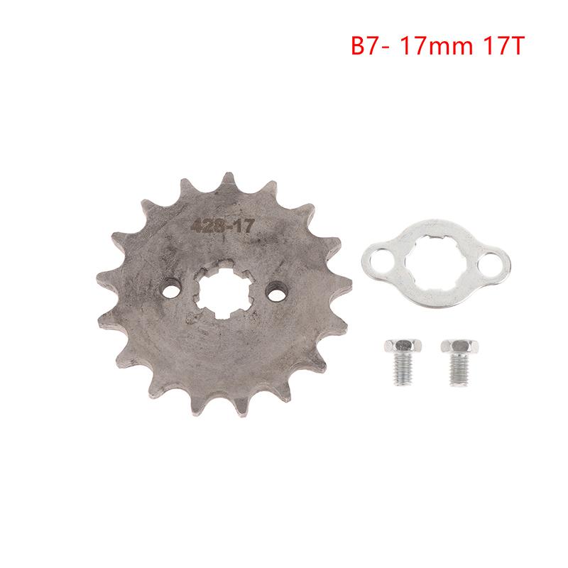 428# 17Mm /20Mm10 11 12 13 14 15 16 17 18 19T Teeth Front Engine Sprocket For Moto Bike Go Kart Atv Quad Motorcycle