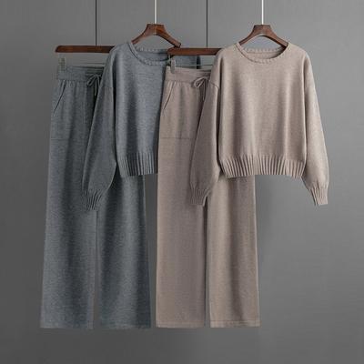 European and American Two-piece Fashion Short Long-sleeved Suit Women's 2025 Autumn and Winter New Models