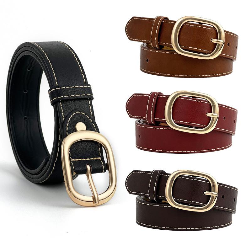 Belt Ladies Simple Jeans Student Fashionable Korean Version Decoration Casual