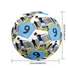 Soccer Practice Skills Development Customize Your Picture Size 5 Soccer Football Machine Sewn Indoor/Outdoor Universal Football