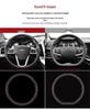 Jiangling Genuine Leather Steering Wheel Cover: Universal, All-Season, Breathable Fit for Teshunbao Yuhu Models 3, 5, 7, 9.