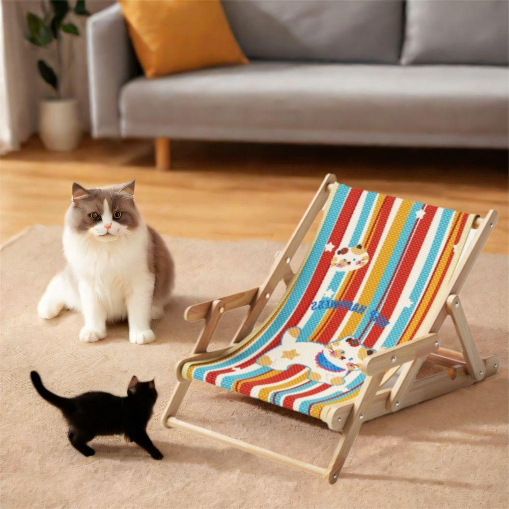 Sisal Pet Sofa Bed Foldable Cat Scratch Board Cat Toys Cat Rocking Chair  Sleeping