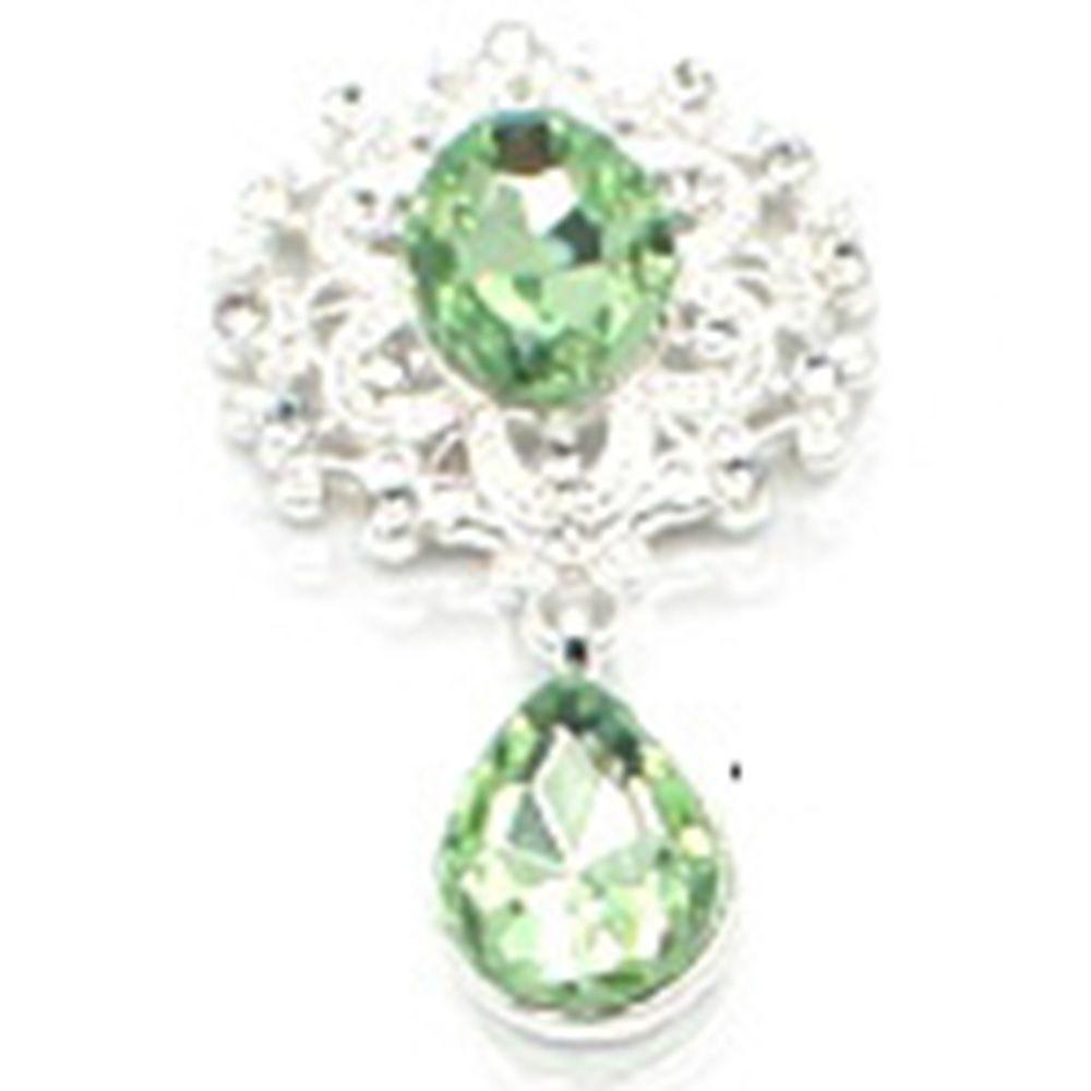 Crystal Garment Decorative Water Droplets Sewing Button Alloy Rhinestone Scrapbooking Pendant