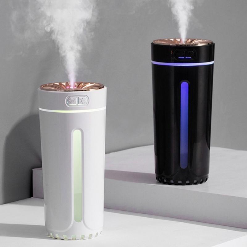 Wireless Car Air Humidifier Timing Auto-off USB Diffuser 300ml Portable Humidification Mist Maker Equipment for Bedside