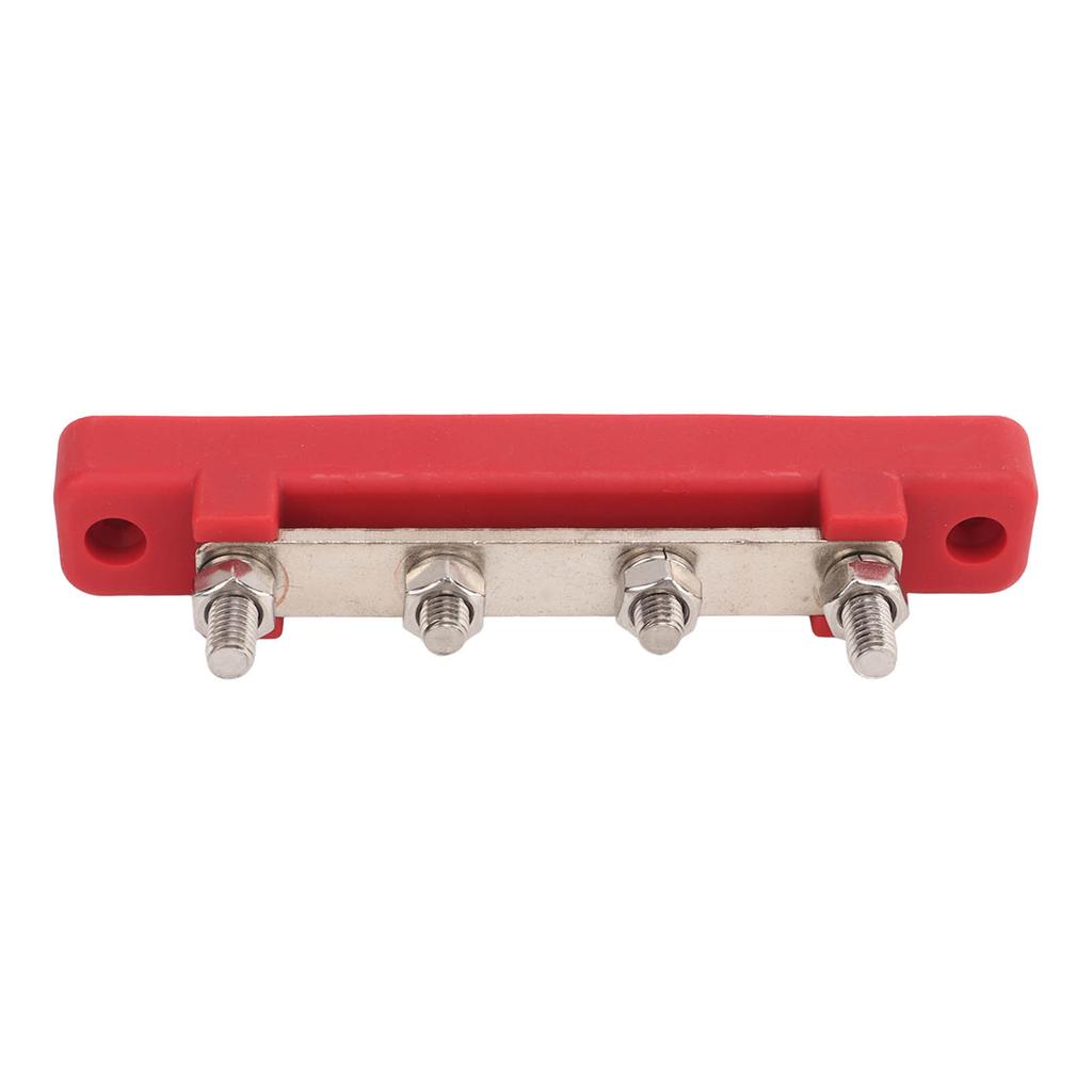 Bus Distribution Block with 4 Terminals 12 To 48V 150A Rust Proof for Car Trucks RVs Marine Boats Industrial Equipment