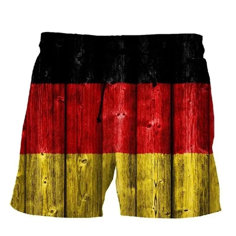 Boxing Muay Thai Shorts Germany National Flag Eagle 3D Print Fighting Training Unisex Men Women Quick Dry Fitness Gym Sport Workout Casual Streetwear