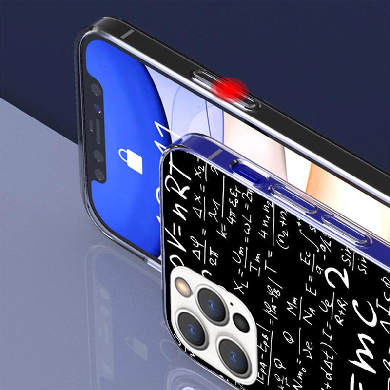 Physics Chemical Mathematics Phone Case For iPhone 17 Air 16 15 Plus 11 14 Pro Max 13 Mini 12 7 8 + SE Pattern Art Customized Co