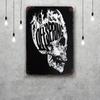 The offspring Vintage Blechschild Heimdekoration Wanddekoration Kunst Wandbild Raumdekoration Dekor Retro Metallschild Platte Bar Poster