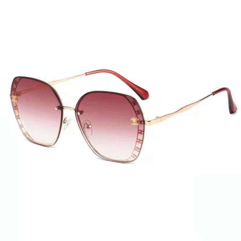 Metal Uv400 Sunglasses, Trendy Glasses, Street Photography, Rimless Sunglasses, Women'S Sunglasses