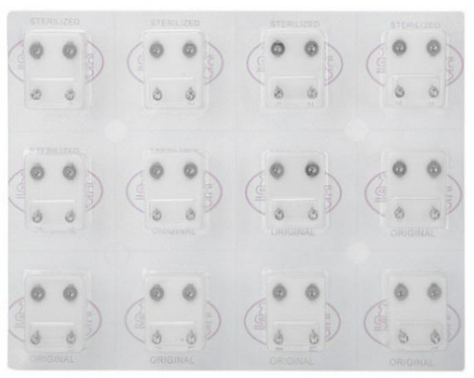 Stainless Steel Ear Piercing Gun with Cartilage Stud Earring Set