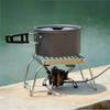 Outdoor Stainless Steel Stove Holder Camping Portable Folding Mini Barbecue Rack Pot Holder Baking Tray Holder