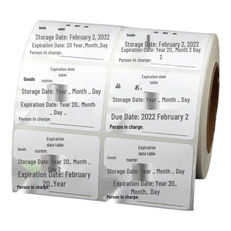Ansafe 40x30mm Food Expiry Date Label Stickers