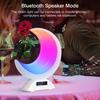 Moon Light Alarm Clock RGB Color Changing Light Bluetooth Speaker Scene and Music Mode, Touch Dimmable