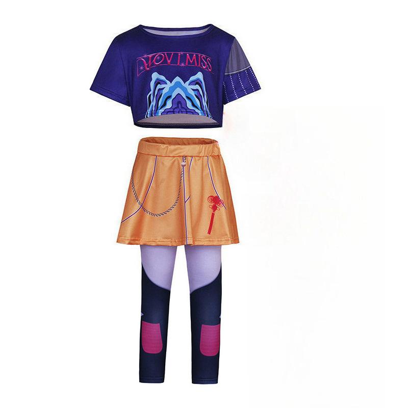 Halloween Gifts Girls Cosplay Clothes Halloween Birthday Party Role Play Outfit Children Dance Costume Carnival Party Suit