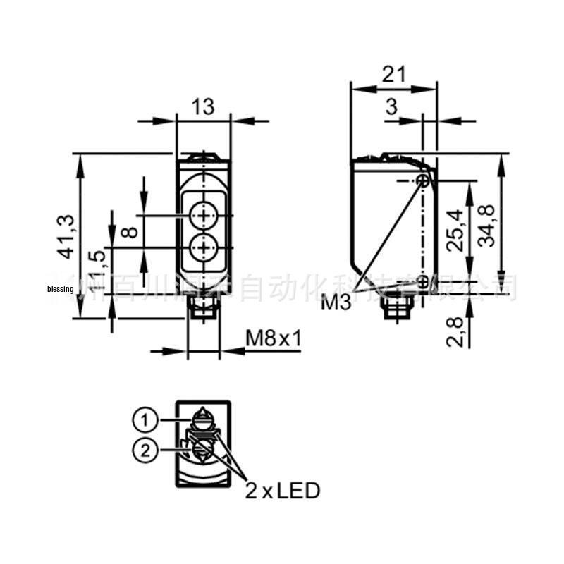 O6P303 Ifm Sensor: High-Protection Mirror Reflection Photoelectric Switch, Brand New