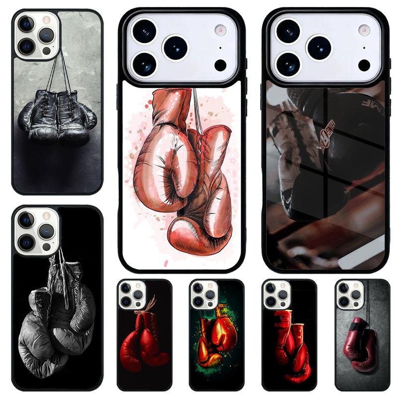 Boxing Gloves print Phone Case for iPhone 17 Air 16 15 11 12 14 13 Pro Max Shockproof Cover