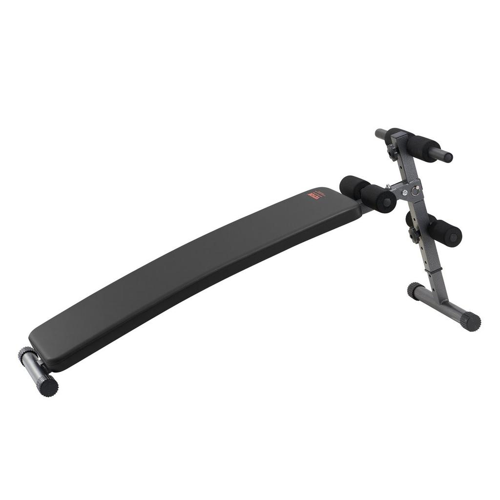 Sit Up Bench, Folding Curved Decline Ab Bench, with 5 Adjustable Height Settings, Heavy-Duty Steel, Non-Slip Design, 226 Kg Capacity for Home Gym