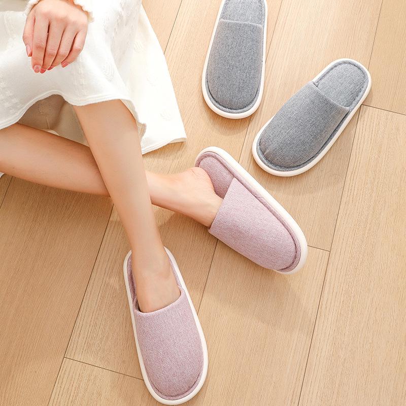 EVA Herren Übergröße Rutschfeste Baumwollpantoffeln mit Weicher Sohle für Indoor-Komfort im Herbst/Winter