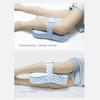 3D Gestepptes Beinkissen mit Verstellbarem Riemen Memory-Schaum PP-Baumwollfüllung Korrigierendes Beinunterstützungskissen Wabenförmig gesteppter Beinabstandshalter
