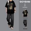 Men's Trendy Loose Casual Summer Cotton T-Shirt Set