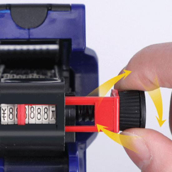 MX-5500 Price Labeller Single Row Easy to Operate Tagging Supplies Handheld 8 Digits Price Labelling Makers for Supermarket