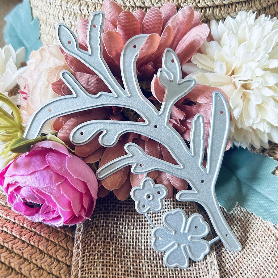 Flower Die Cuts for Card Making,Cutting Dies, Metal Die Cutting Mold, Scrapbooking Dies, DIY Etched Embossing Stencil for Crafts