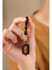 Rosewood Multi-Treasure Sandalwood & Thuja Bead Car Pendant Bracelet - Creative Buddhist Handicraft Gift
