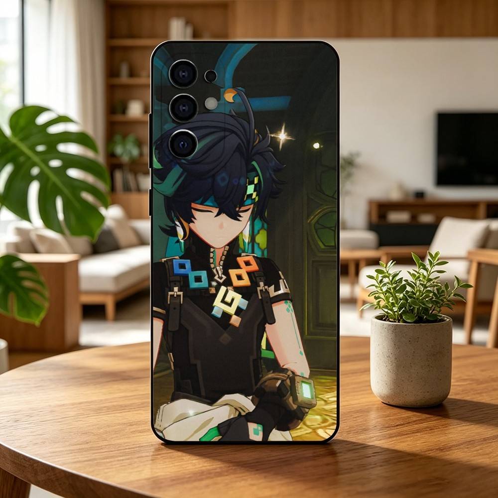G-Genshin I-Impact Kinich Game Gift Phone Case For Samsung S25,S24,S21,S22,S23,S30,Ultra,S20,Plus,Fe,Soft Silicone Black Cover