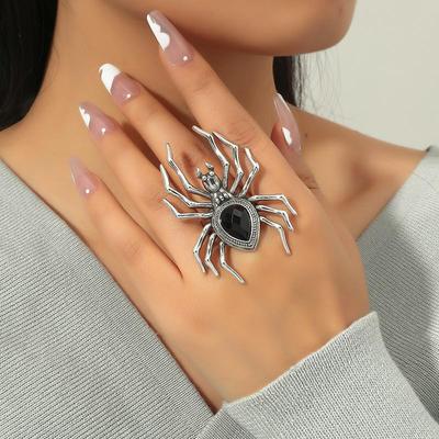 European and American Stylish Spider Ring: Versatile Animal Jewelry for Halloween