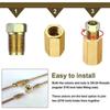 4x 3/8 Inch-24 Threads Brake Tube Fitting Brake Line Fittings Brake Line Fittings Assortment