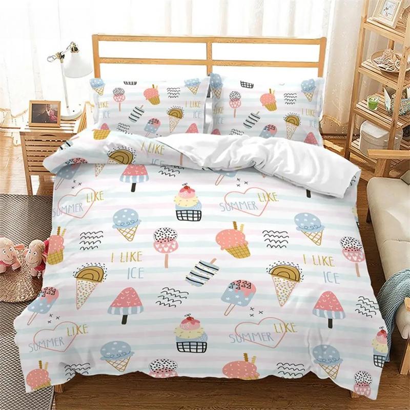 3D Cartoon Pigs Cats Bedding Set Cute Animals Duvet Cover Double Queen King Twin Full Size Kids Girls Polyester Duvet Cover Set