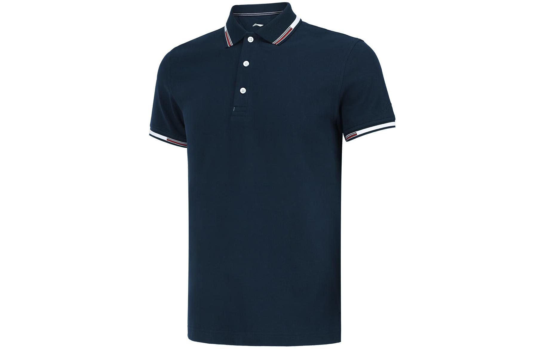 Li Ning Polo Shirt Men s Sailor Blue APLS143-2 L