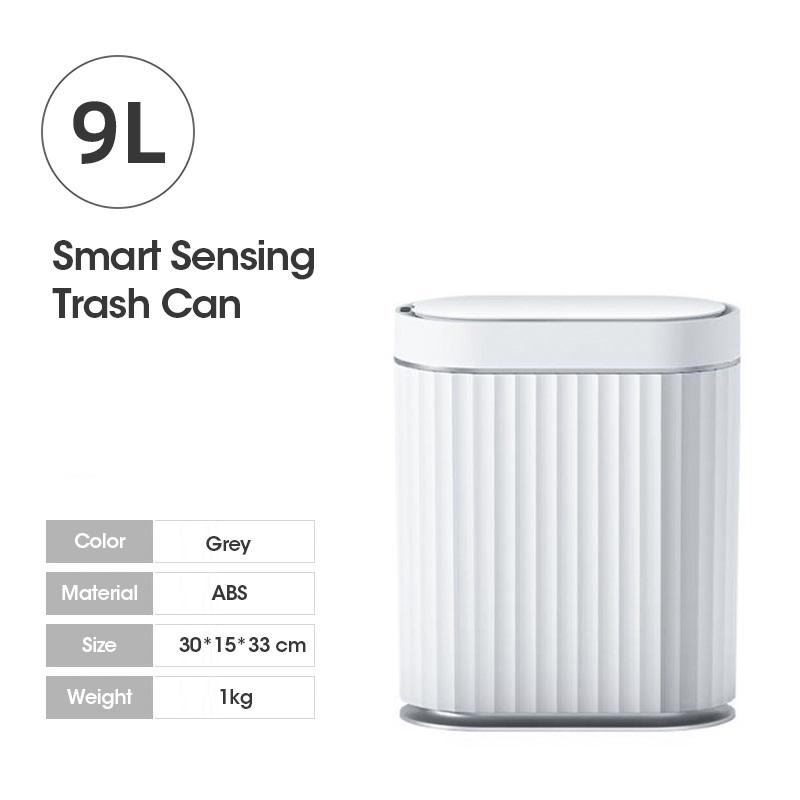 7L Trash Can Narrow Smart Sensor Kitchen Food Waste Recycle Bin Toilet Wastebasket Garbage Storage Bucket Bathroom Accessories