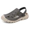 Sommer Herren Sandalen Echtes Leder Herren Freizeitschuhe Outdoor Herren Ledersandalen für Herren Strandschuhe Römische Herrenschuhe