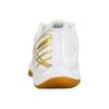 Mizuno WAVE SMASH CN Bulbul Abriebfest Atmungsaktiv Rutschfest Niedrig geschnitten Badminton Schuhe Unisex Weiß Gold 71GA253001