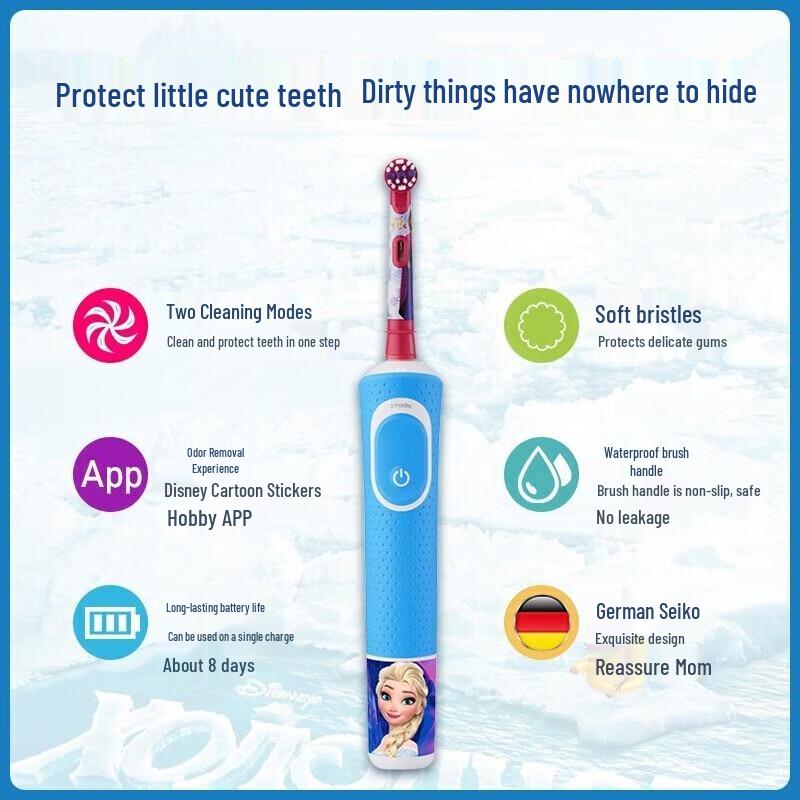 Oral-B Kids Electric Toothbrush D100.413k - Frozen Edition