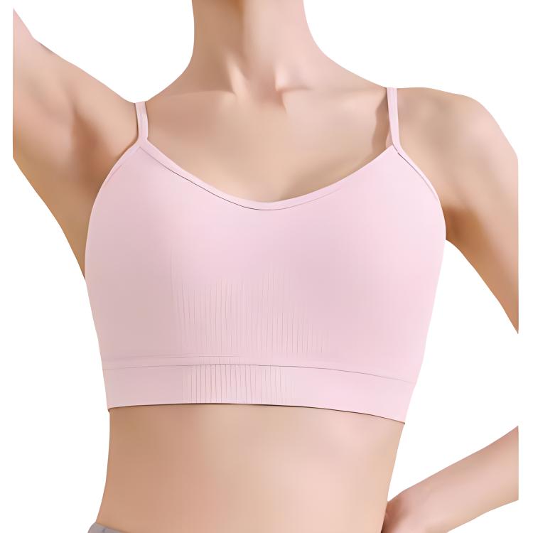 

Anta Womens Outdoor Series Solid Color Casual Simple Sports Underwear Women underwear Soft-Pink 962517102-3 S