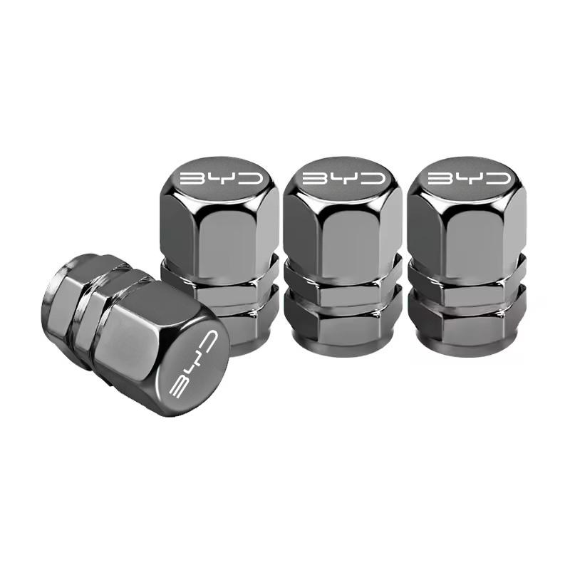 Auto Rad Reifen Ventilkappen Reifenventil Schaftabdeckungen Staubdicht Wasserdicht Für BYD Atto E6 Tang F3 Plus Song Max F3R Qing E5 E2 E1 E3 E9 S8