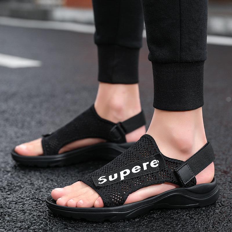 Men s 2024 Breathable Non-Slip Soft Sole Outdoor Beach Sandals 44