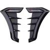 Car Accessories Fit for Nissan New Rogue 2021 2022 2023 Side Door Air Flow Fender Vent Outlet Cover Trim Decor Sticker (Glossy Black) 2PCS ABS