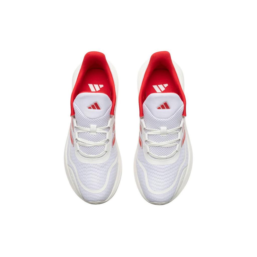 Adidas Comfortable Versatile Shock Absorbing Durable Low Top Casual Running Shoes Unisex Sneakers White Red IH6039