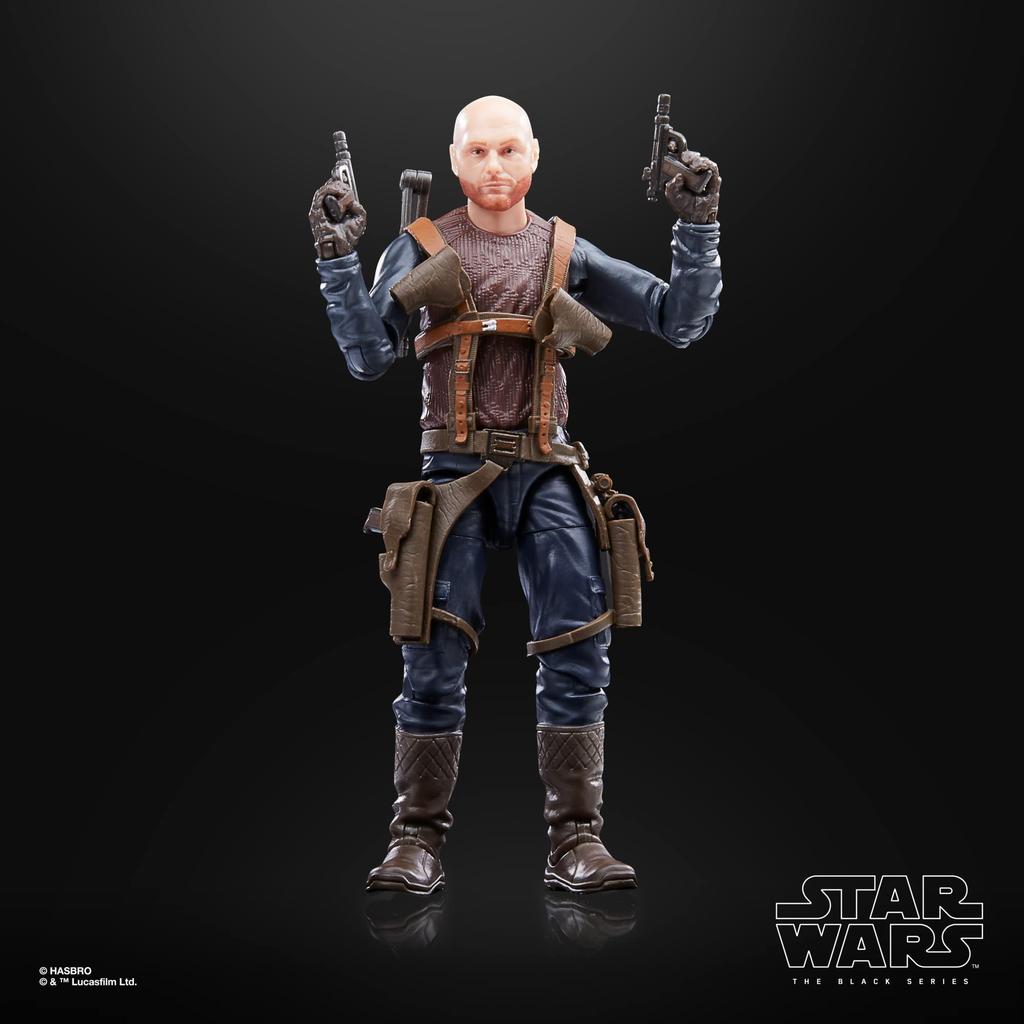 Hasbro Star Wars Black Series Migs Mayfeld Mandalorian Akcja Wiek 4 i Autentyczny 6-calowy (15 cm) Figura, Góra, F4360,
