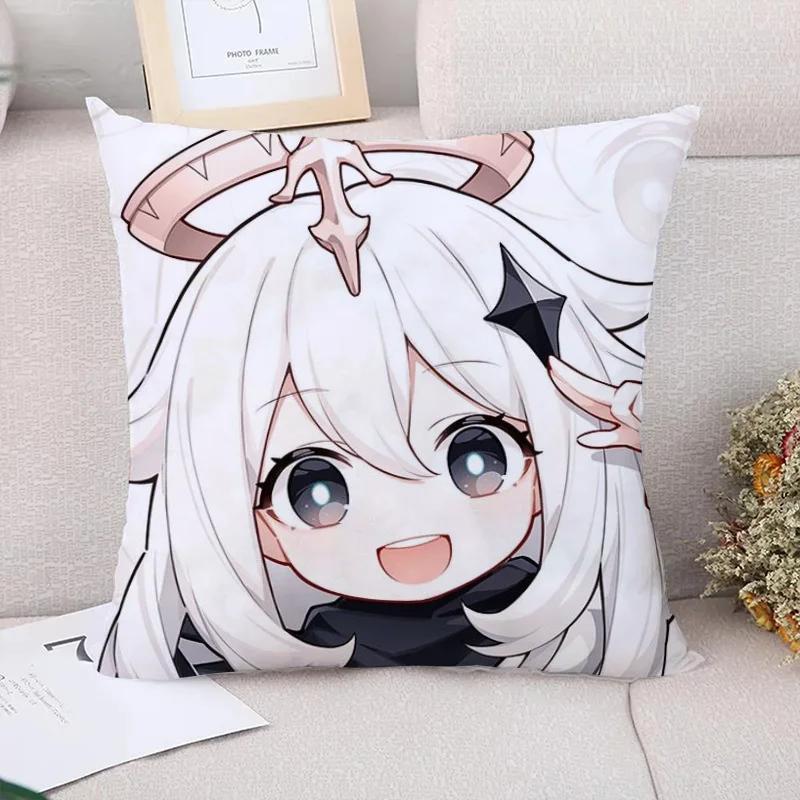 Genshin Impact Cushion Covers for Bed Pillows Decorative Pillowcase Decor  Sofa Cushions Couple Pillow Pillowcases