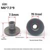 T-Type Welded Stepped Lock Nut with Flange Cold-Heading  Iron Plate T-Cap M6 M8