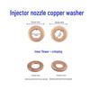 Elektrisk Insprutningsmunstycke Koppar Tätningsbricka Set (110/120)