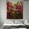 Malenia Blade Wall Hanging Printed Fabric Blanket Decorative Tapestries for Bedroom Living Room Home Decor