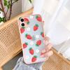 Sommer-Frucht-Handyhülle für iPhone X XR XS MAX 13 12 11 14 15 Pro Max Erdbeere für iPhone 7 8 Plus SE2020 Stoßfeste Hüllen