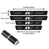 2026 Hot VOLKSWAGEN Carbon Fiber Car Door Sill Protector Stickers for Volkswagen VW Rline R Line Polo Touran Tiguan Jetta T5 Gol zf7
